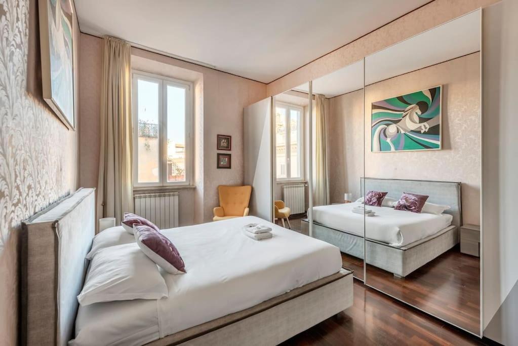 Stunning Center Rome Apartment Bagian luar foto